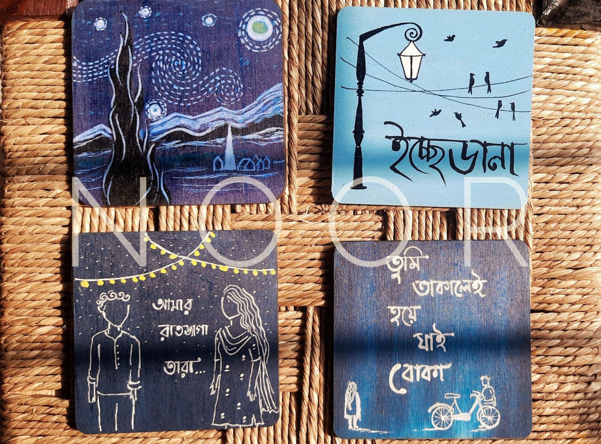 Tea Coasters - Icche Dana (Set of 4)