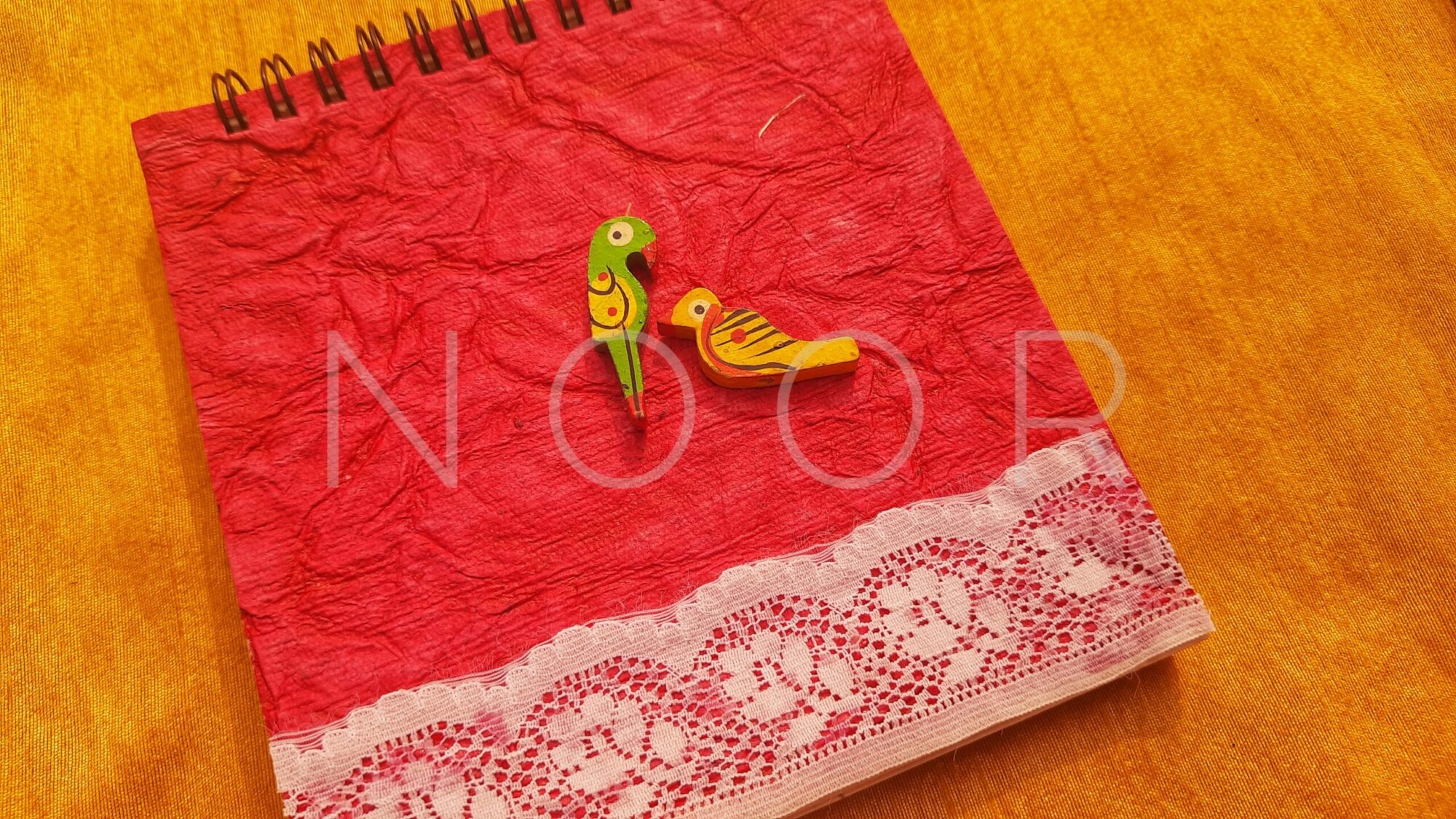Pocket Diary - Pakhi (Red Shades)