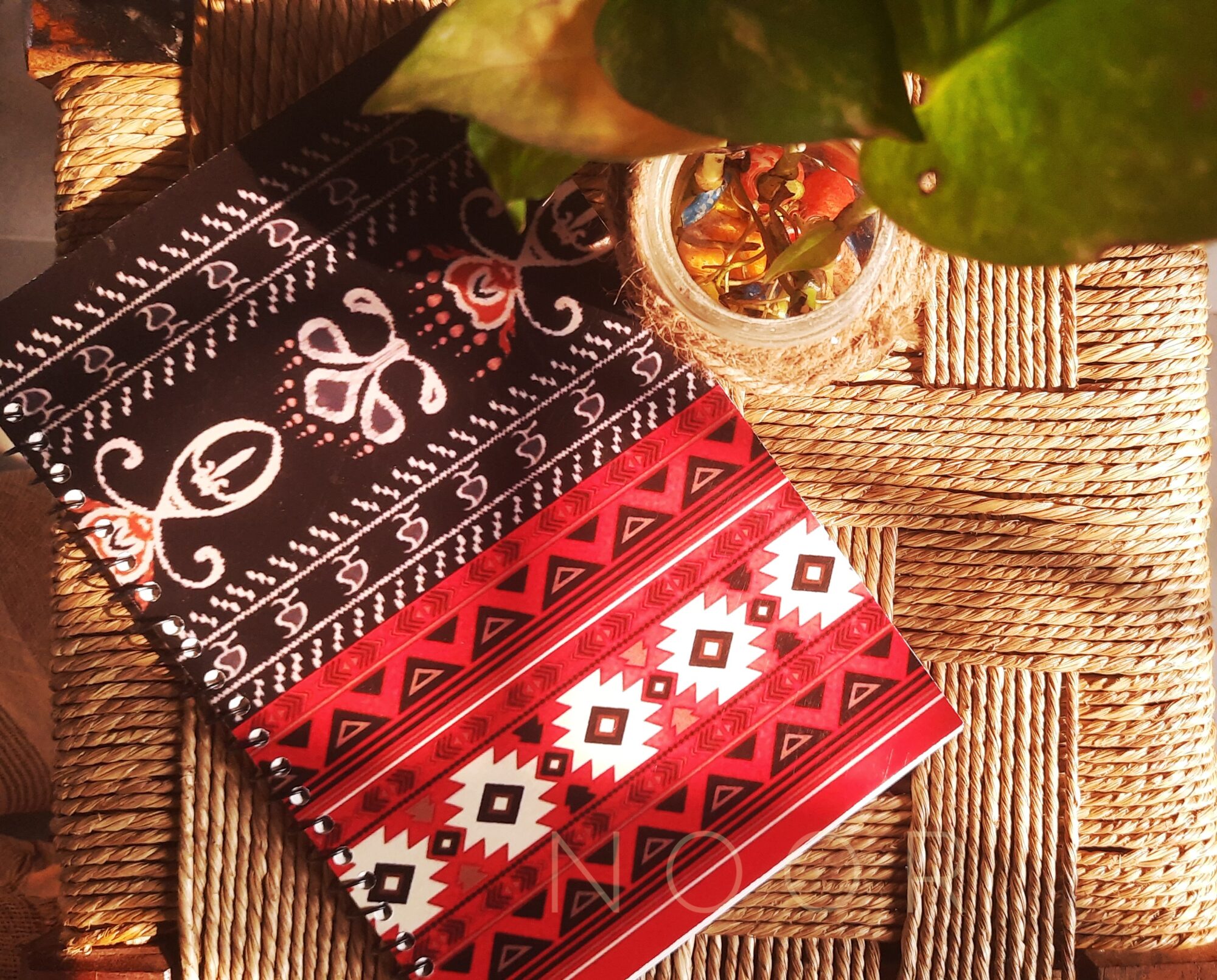 Spiral Diary -Red Black