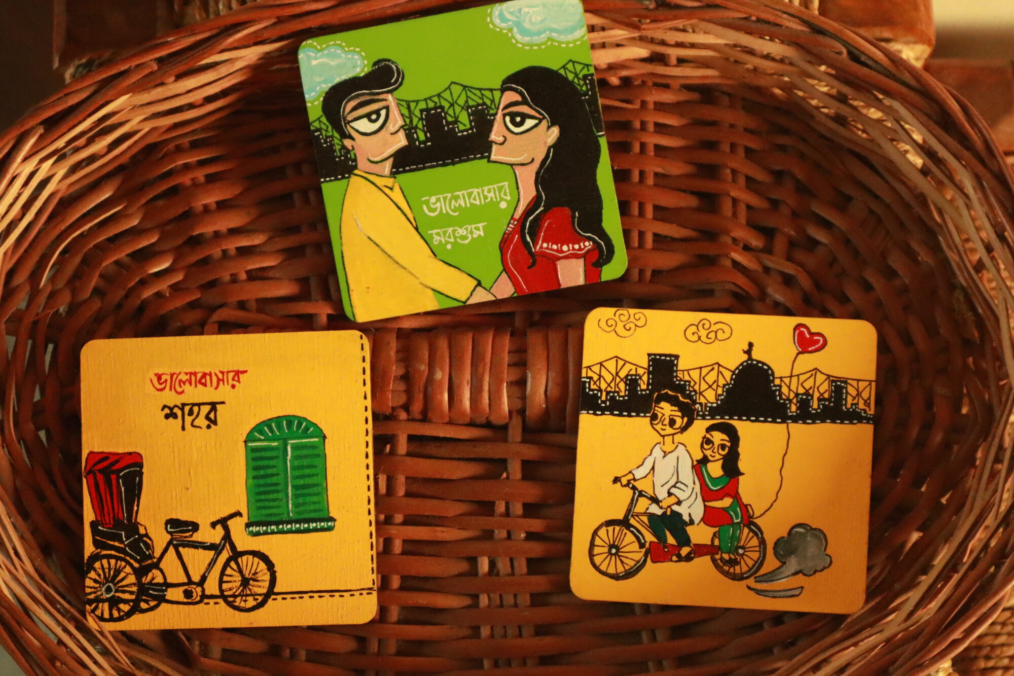 Tea Coasters - Sohorer Valobasa