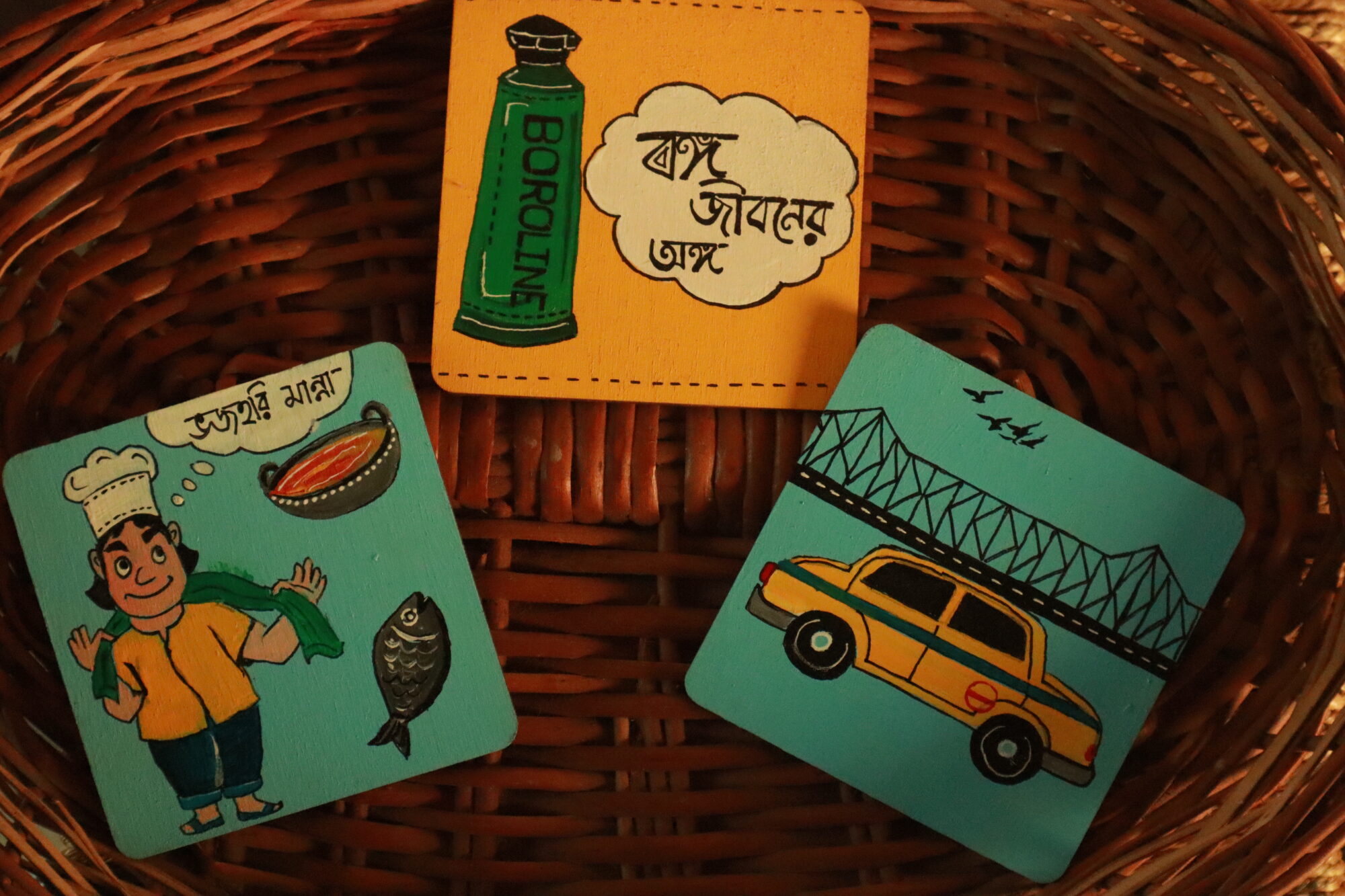 Tea Coasters - Bongo Jibon